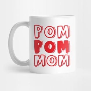 Pom Pom Mom Cheerleader Cheer Mom Cute Funny Mug